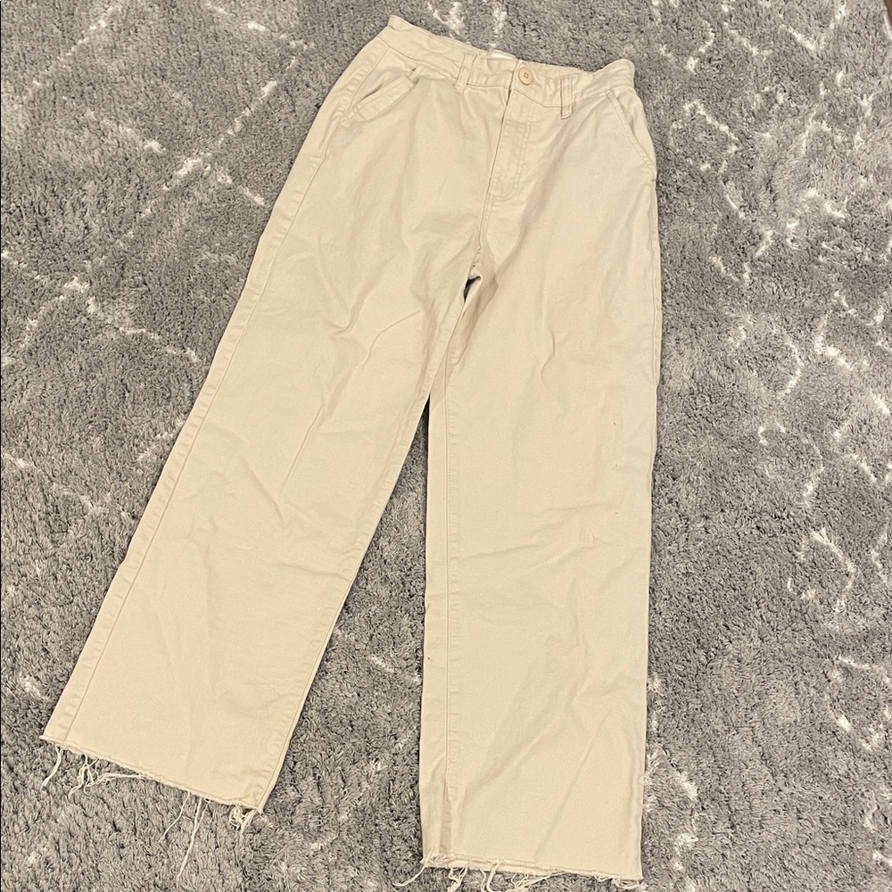 Cotton On Women’s Light Beige Straight-Leg Pants